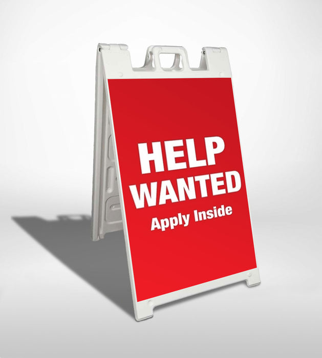 Help Wanted- 24"w x 36"h 4mm Coroplast Insert