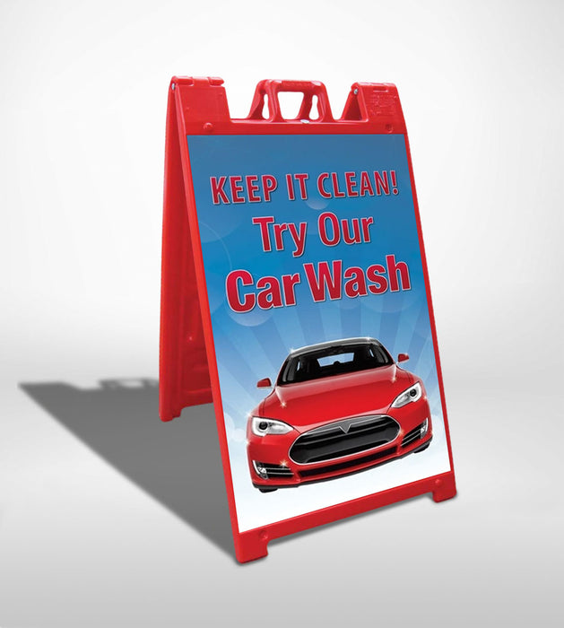 Keep It Clean- 24"w x 36"h 4mm Coroplast Insert