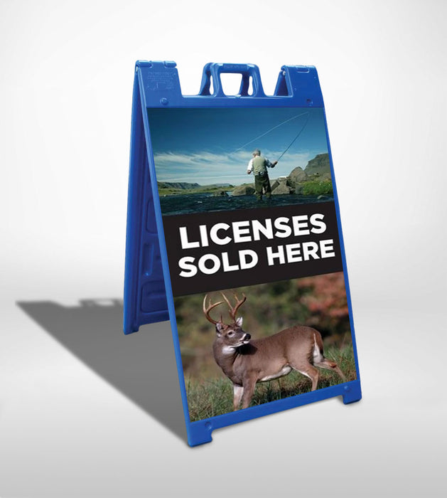 Licenses Sold Here- 28"w x 44"h 4mm Coroplast Insert
