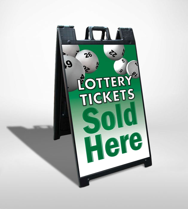 Lottery Tickets- 24"w x 36"h 4mm Coroplast Insert