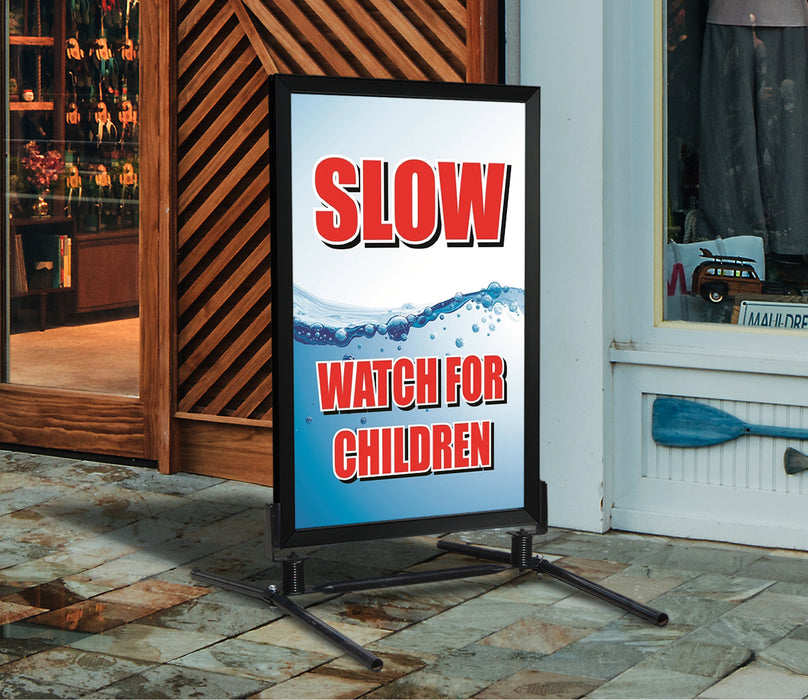 Insert- "SLOW for children"