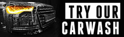Horizontal Try Our Car Wash Banner
