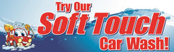 Horizontal Soft Touch Car Wash Banner