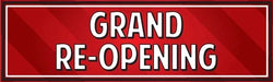 Horizontal Grand Re-Opening Banner