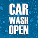 Car Wash Open- 24"w x 24"h Squarecade Panel