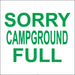 Squarecade Panel- "Sorry Campground Full"