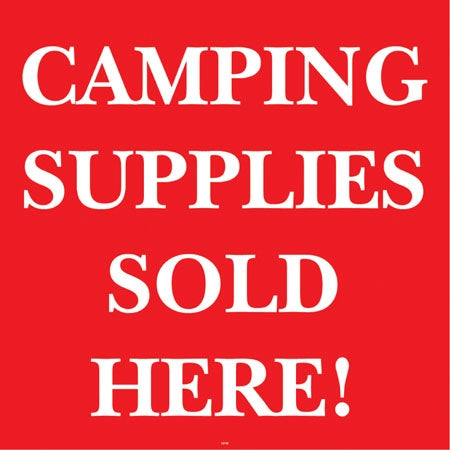 camping shop 24 Camping Supplies- 24"w x 24"h Squarecade Panel