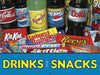 Drinks And Snacks- 24"w x 18"h Coroplast Yard Sign