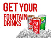 Fountain Drinks!- 24"w x 18"h Coroplast Yard Sign