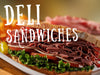Deli Sandwiches- 24"w x 18"h Coroplast Yard Sign
