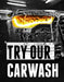 Try Our Car Wash- 22"w x 28"h 4mm Coroplast Insert