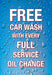 Free Car Wash- Waste Container Insert