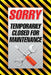 Temporarily Closed for Maintenance- 24"w x 36"h Aluminum Insert