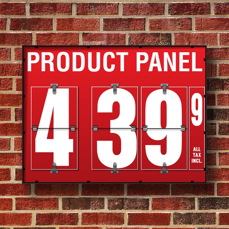 Single Sided Fuel Price Flip Signs