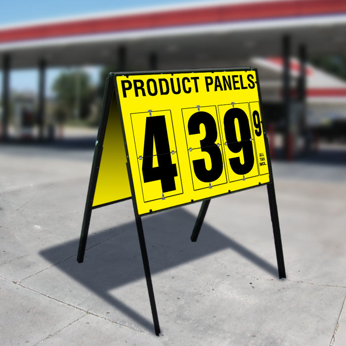 16" Flip Numbers- 1 Product, Double Sided A-Frame