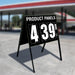 16" Flip Numbers- 1 Product, Double Sided A-Frame