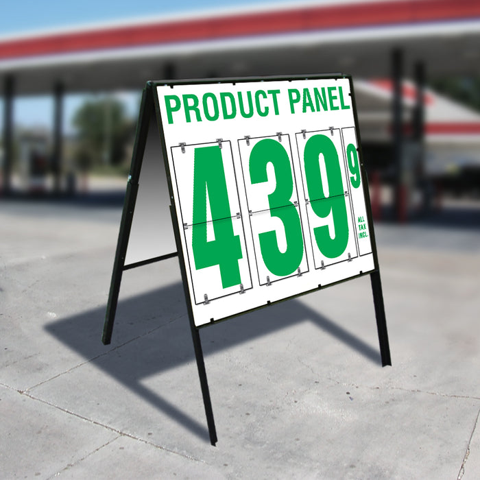 20" Flip Numbers- 1 Product, Double Sided A-Frame