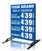 Double Sided Four Product Flip Sign