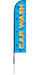 "Car Wash" Flag- Blade Style