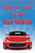 Aluminum Two Sided Panel "Keep It Clean. Try Our Car Wash"