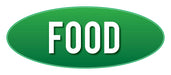 Food Store Sign 9"w x 23"h