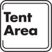 Aluminum Sign- "Tent Area"
