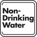 Aluminum Sign- "Non-Drinking Water"