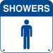 .040 Aluminum- "Showers" Man Symbol