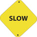 Slow- 12"w x 12"h Aluminum Trail Marker