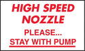 High Speed Nozzle- 5"w x 3"h Decal