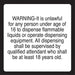 Warning It Is Unlawful For Any Person Under Age- 6"w x 5"h Decal
