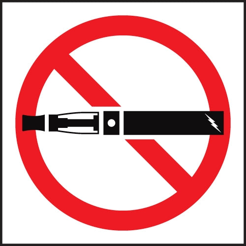 No Vaping Symbol- 3"w x 3"h Decal UnitedSign No Vaping Symbol- 3"w x 3"h Decal UnitedSign