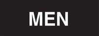 Men- 7"w x 2"h Decal