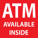 ATM Available Inside- 6"w x 6"h Decal