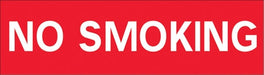 No Smoking- 7"w x 2"h Decal