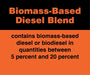 Biomass Blend- 3"w x 2.5"h Decal