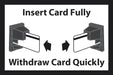 Insert Card Fully White- 3"w x 2"h Decal