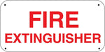 Fire Extinguisher- 16"w x 8"h Aluminum Sign