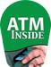 Nozzle Talker Insert- "ATM Available Inside"