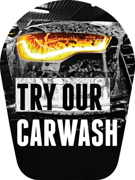 Nozzle Talker Insert "Try Our Car Wash"