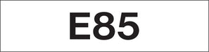 Pump Decal- Black on White, "E85"