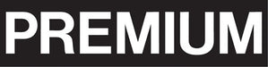 Pump Decal- White on Black, "PREMIUM"