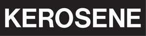 Pump Decal- White on Black, "Kerosene"