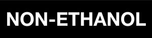 Non-Ethanol Pump Decal_White on Black