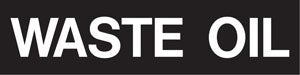 Decal- "Waste Oil" Pump