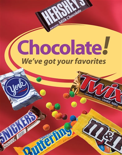 22"w x 28"h Styrene Insert- "Chocolate"