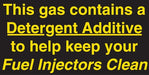 Decal- "Gas Contains Detergent Additive"