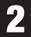 Pump Decal- White on Black, "Number 2"