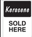 Side Mount Pole Sign- "Kerosene Sold Here"
