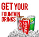 9.375" x 8.75" Insert "Fountain Drinks"